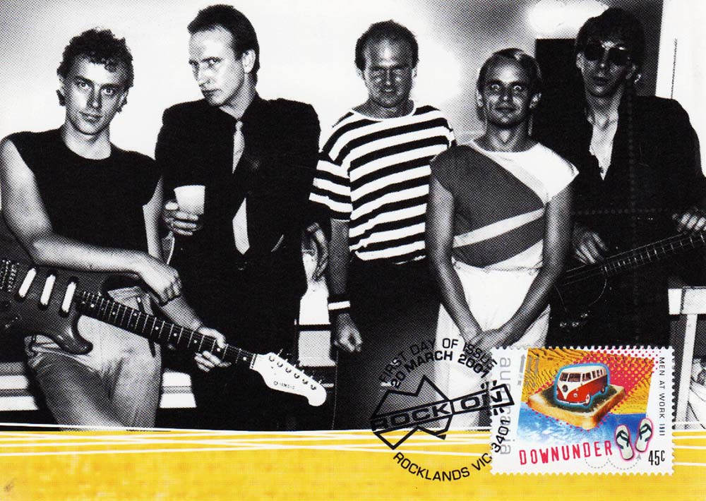 Rock Australia Series First Day Issue Stamp & Postcard