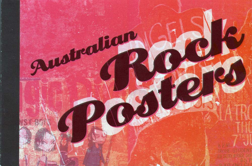 Australian Rock Posters Stamp & Postcard Booklet