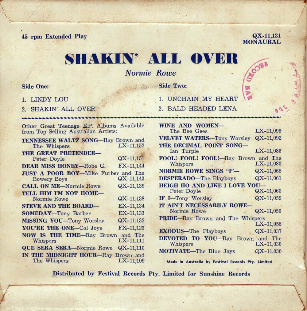 Shakin' All Over