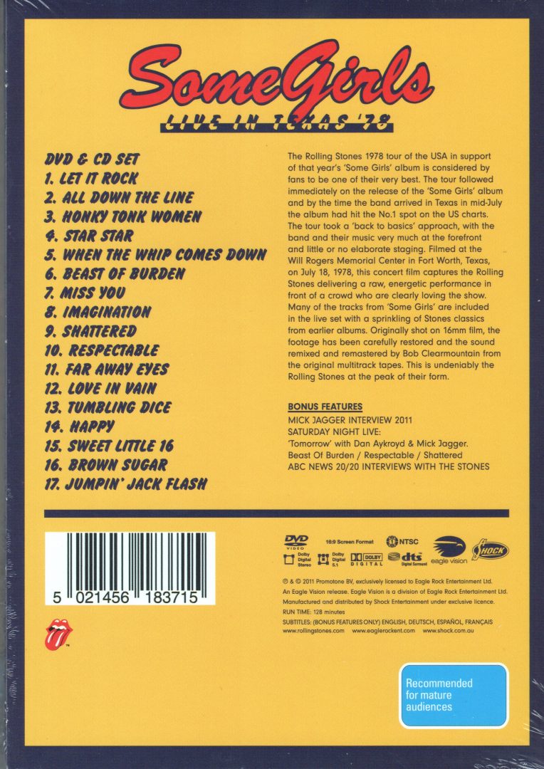 Some Girls: Live In Texas '78