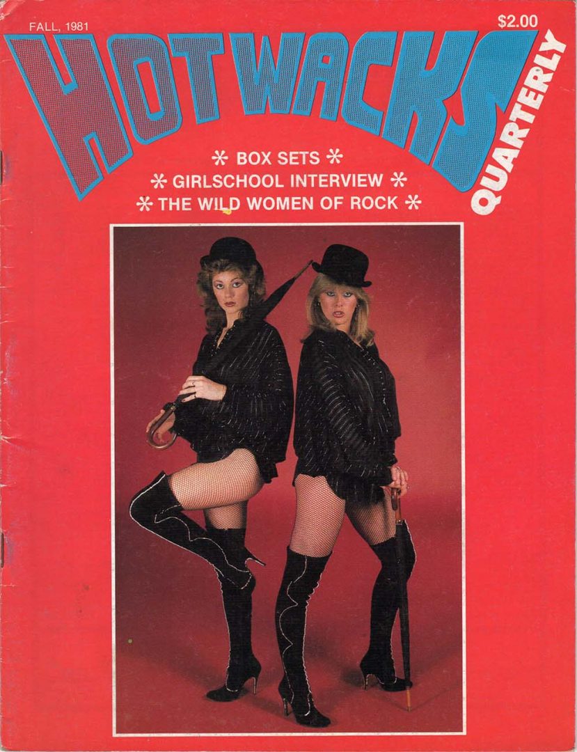 Hot Wacks - Fall 1981 - Issue #8 - Jilly Franklin & Julie Harris Of Lips On Cover