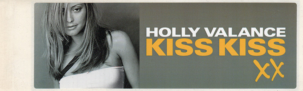 Kiss Kiss' CD Single Sticker