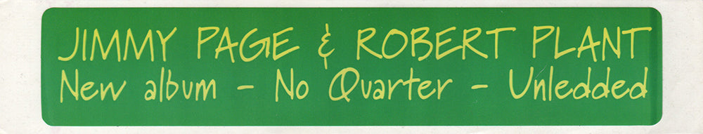 No Quarter - Unledded' Sticker