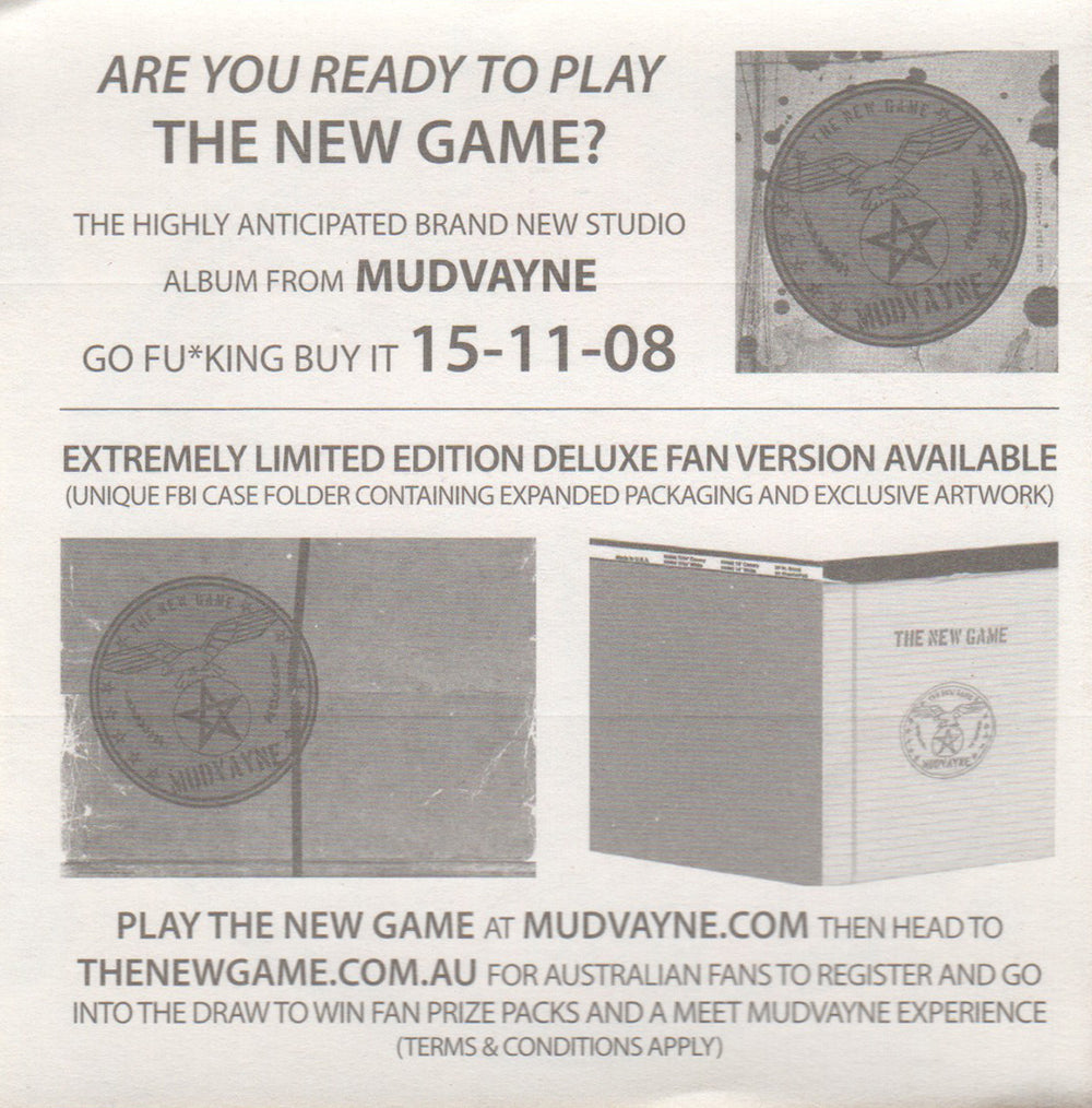 The New Game' Album Sticker