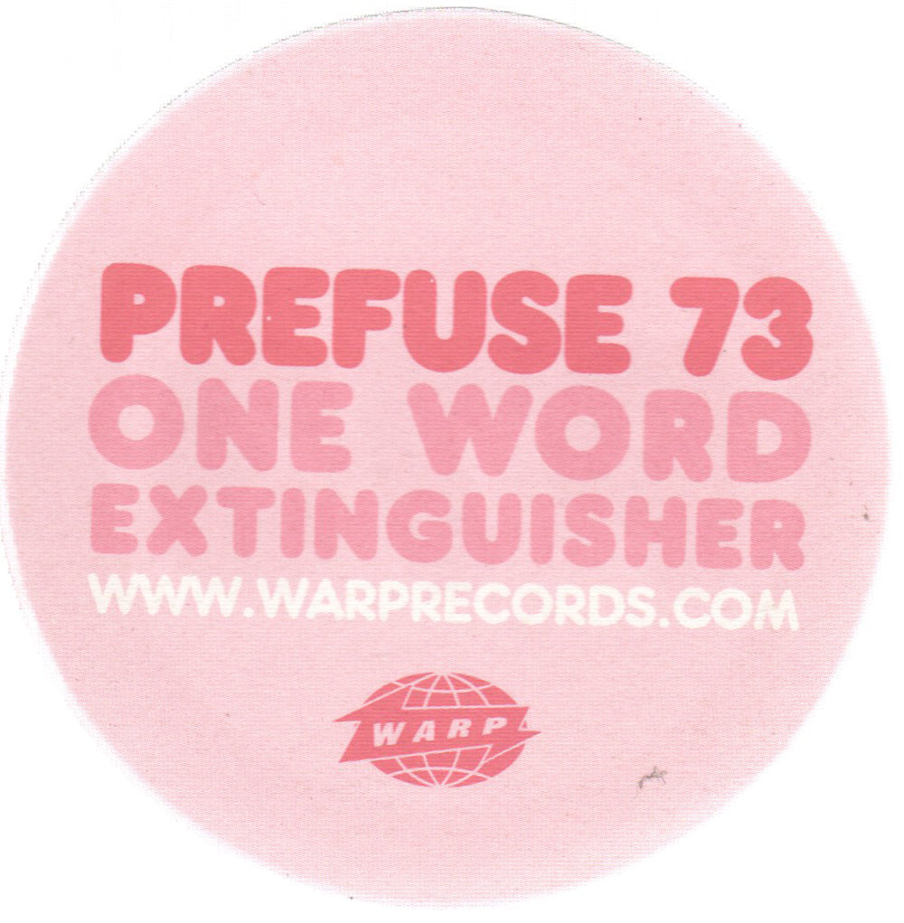 One Word Extinguisher' Album Sticker