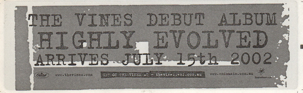 Highly Evolved' Album Sticker