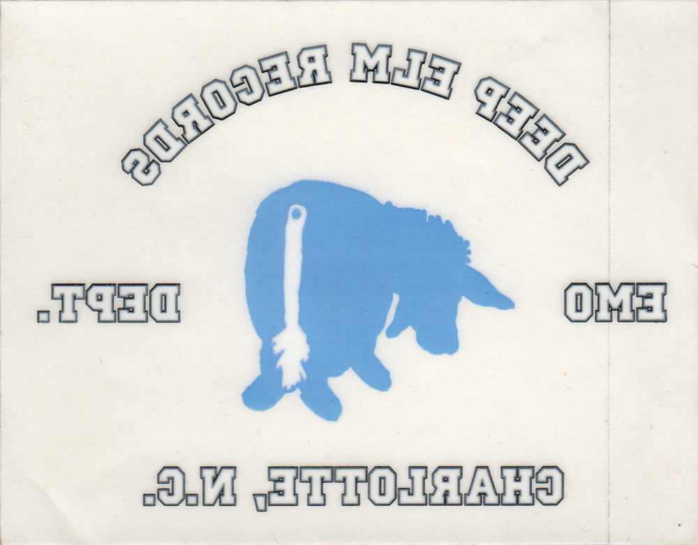 Deep Elm Records' Window Sticker