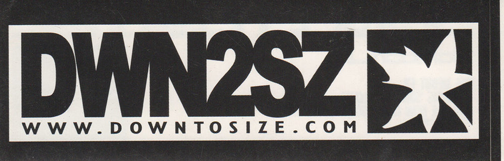 DWN2SZ' Sticker