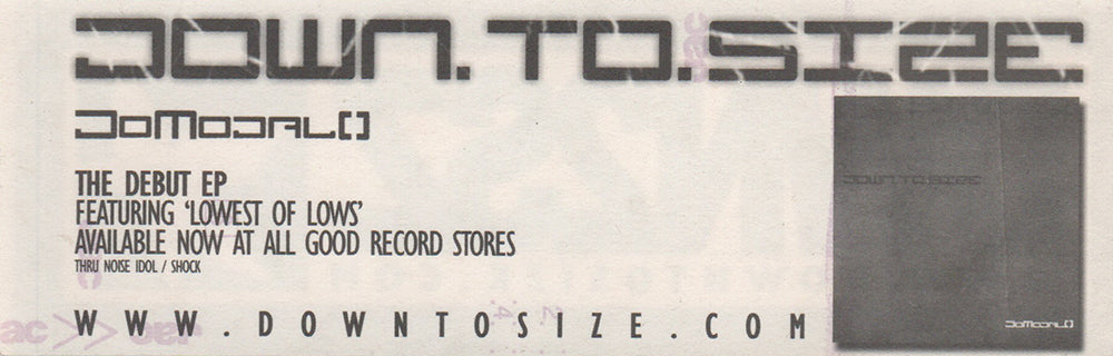 DWN2SZ' Sticker