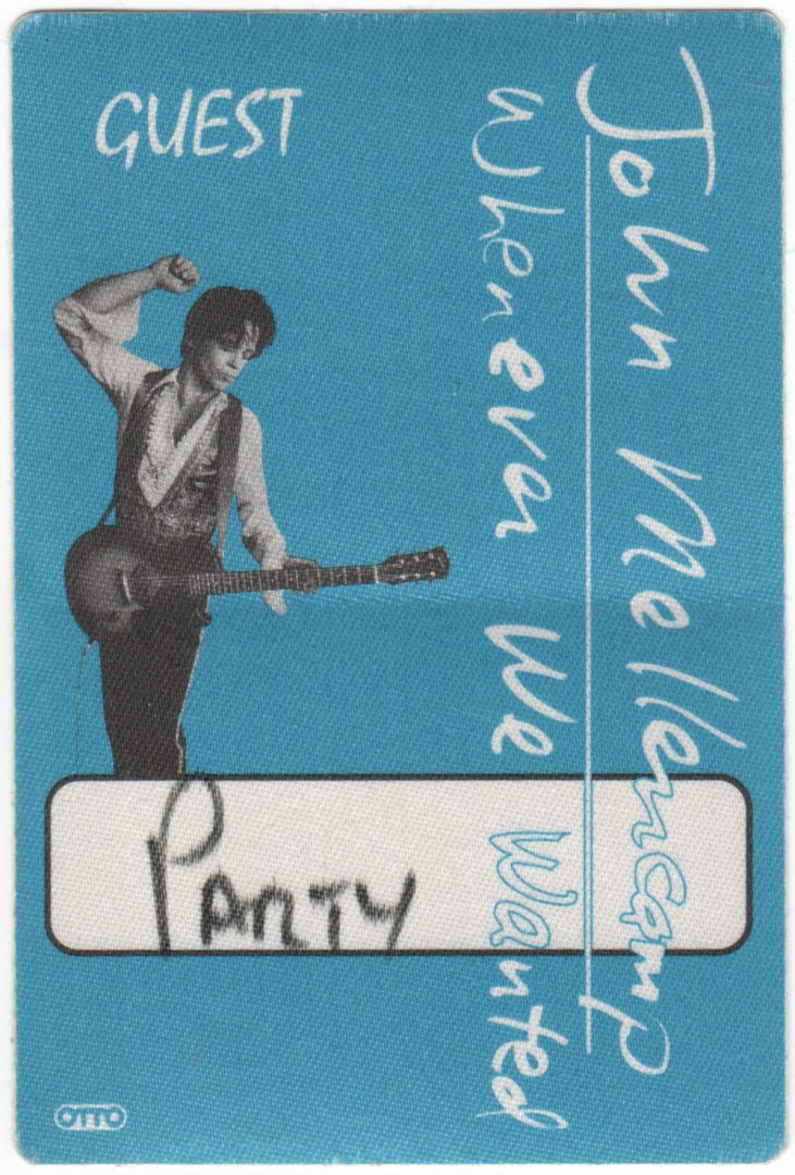 'Whatever We Wanted' 1992 World Tour Guest Pass