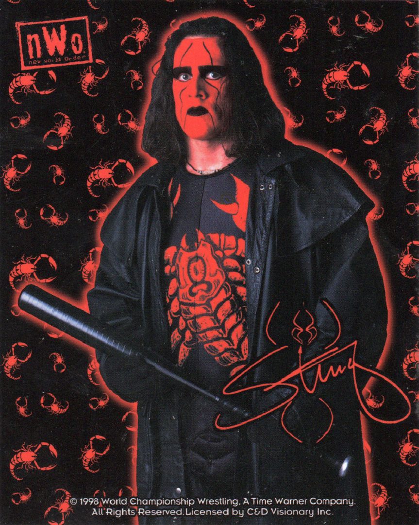WCW Sting Sticker
