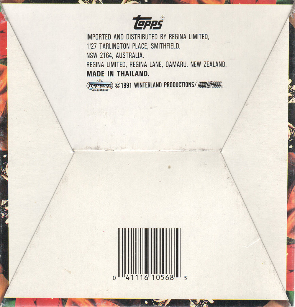 Rap-N-Rock' Collector Bubble Gum Cassettes Counter Display