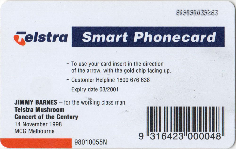 Mushroom 25' Telsra Smart Phonecard