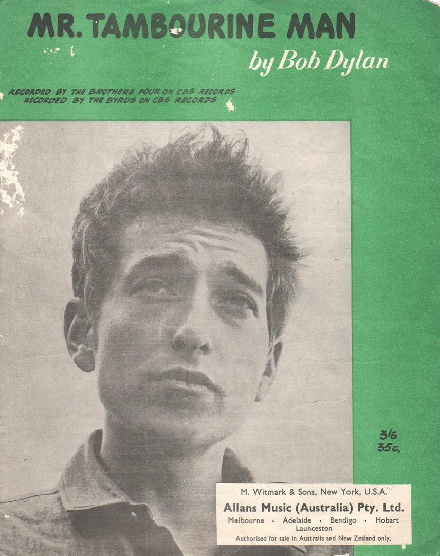 Mr. Tambourine Man Sheet Music