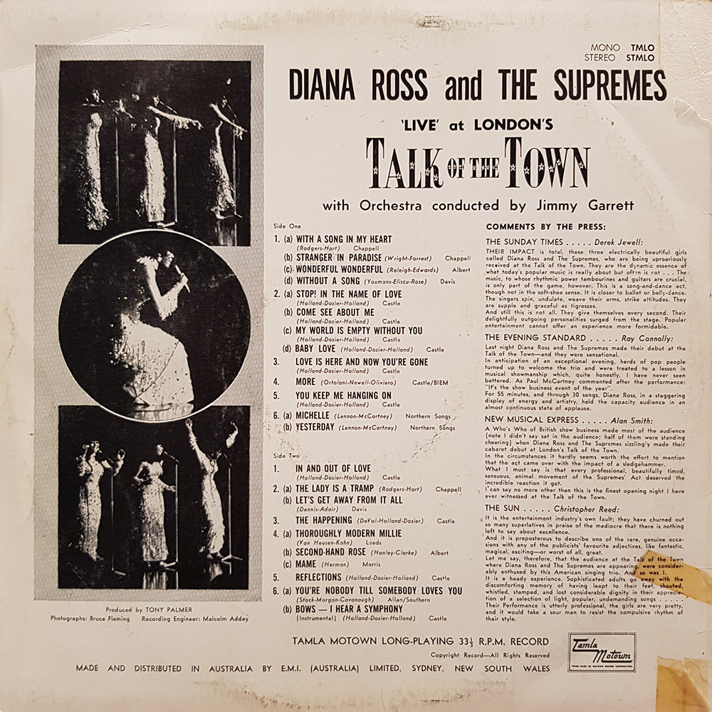 Live' At London's Talk Of The Town