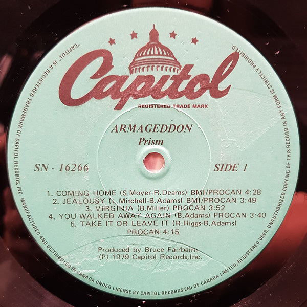 Armageddon Rare Records Au