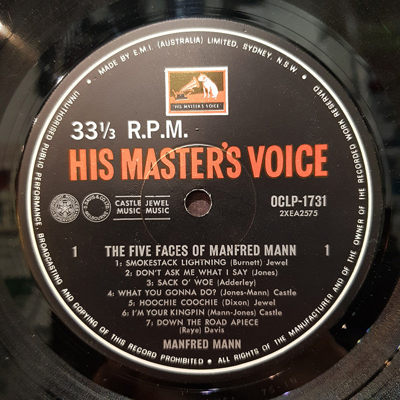 The Five Faces Of Manfred Mann