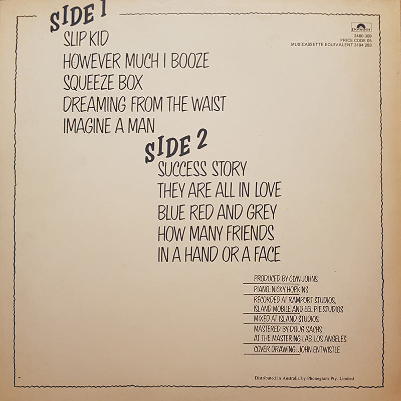 The Who By Numbers