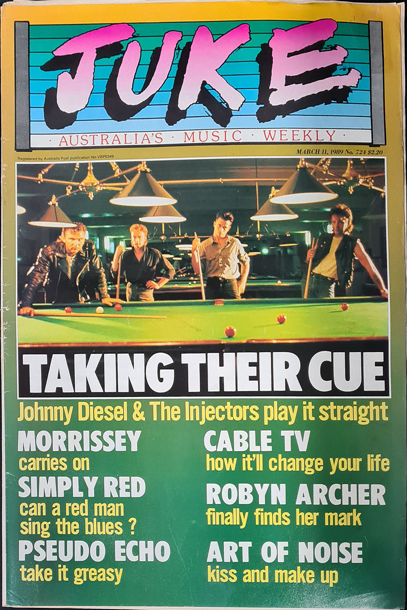 Juke - 11th March 1989 - Issue #724 - Johnny Diesel & The Injectors On Cover