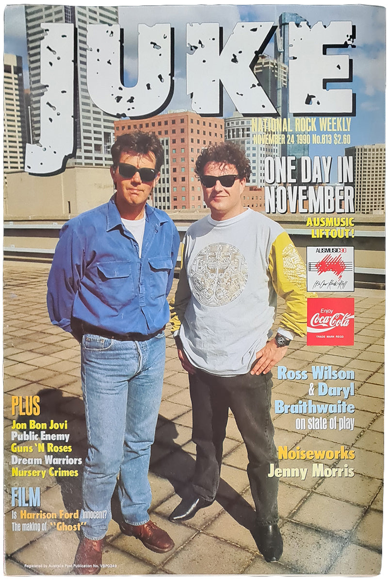 Juke - 24th November 1990 - Issue #813 - Daryl Braithwaite and Ross Wilson On Cover