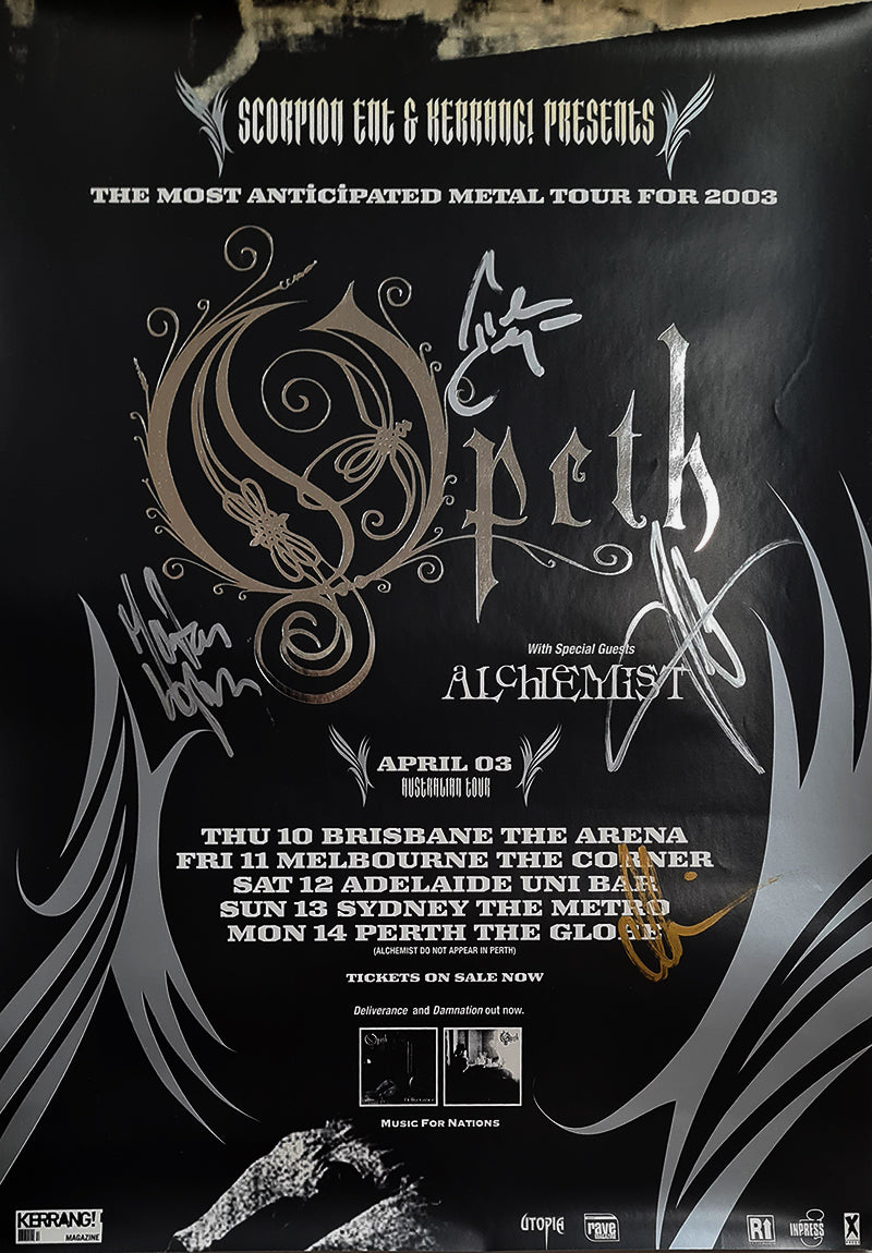 'Australian Tour 2003' Poster