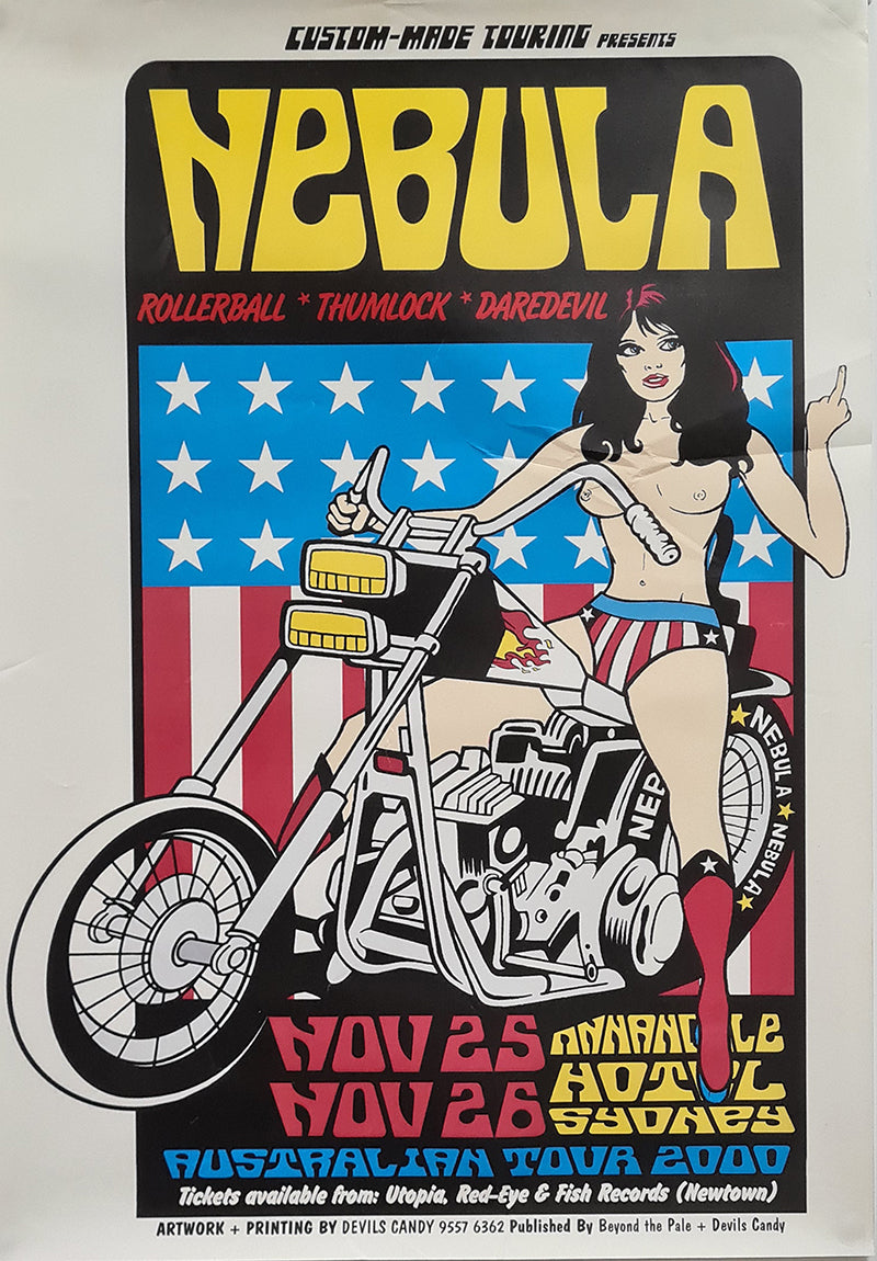 Nebula '2000 Australian Tour' Promo Poster