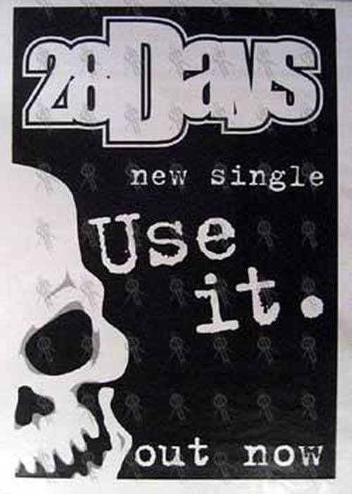 28 DAYS - 'Use It' Single Poster - 1