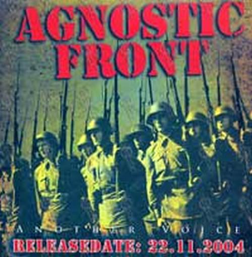 AGNOSTIC FRONT - 'Another Voice' Album Sticker - 1