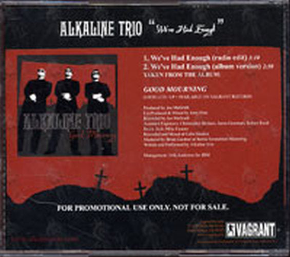 ALKALINE TRIO - We've Had Enough - 2