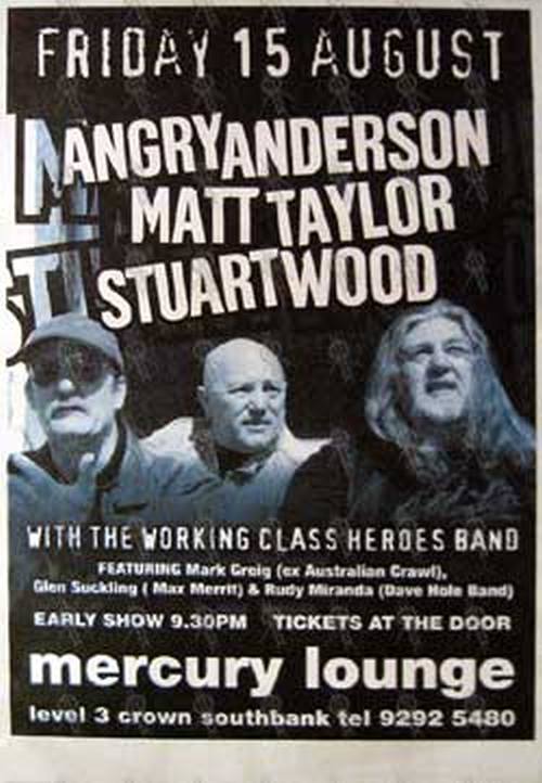 ANDERSON-- ANGRY|MATT TAYLOR|STUART WOOD - 'Mercury Lounge