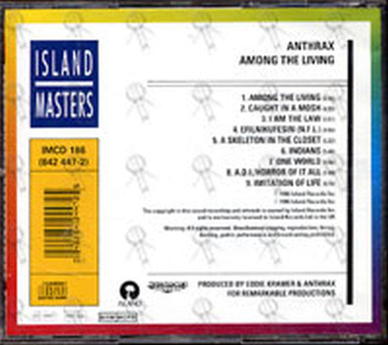 ANTHRAX - Among The Living - 2