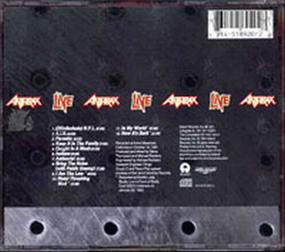 ANTHRAX - Live The Island Years - 2
