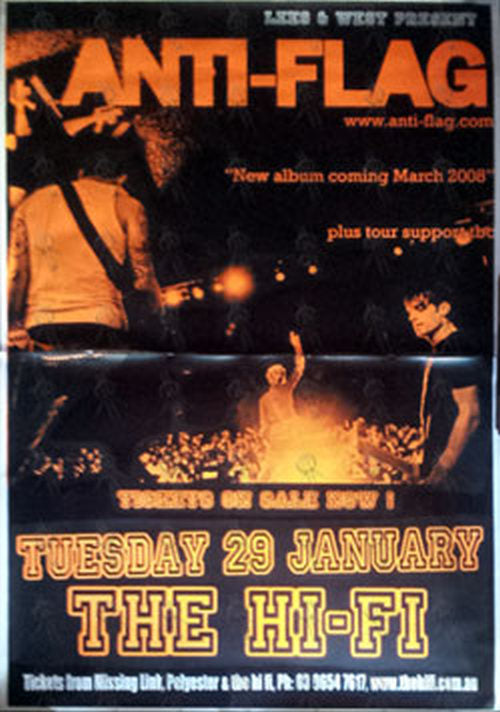 ANTI-FLAG - Tue 29 Jan - The Forum