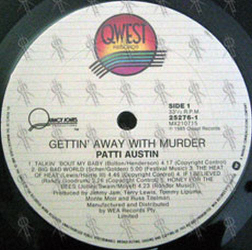 AUSTIN-- PATTI - Gettin' Away With Murder - 3