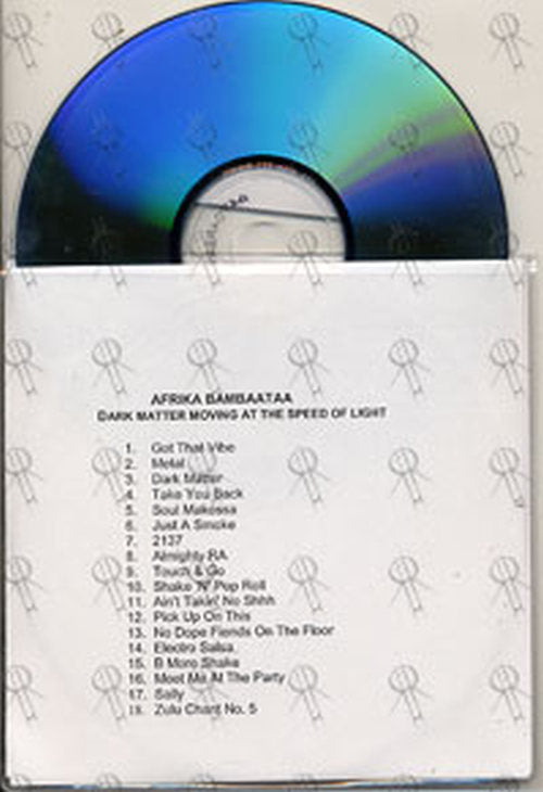 BAMBAATAA-- AFRIKA - Dark Matter Moving At The Speed Of Light - 2