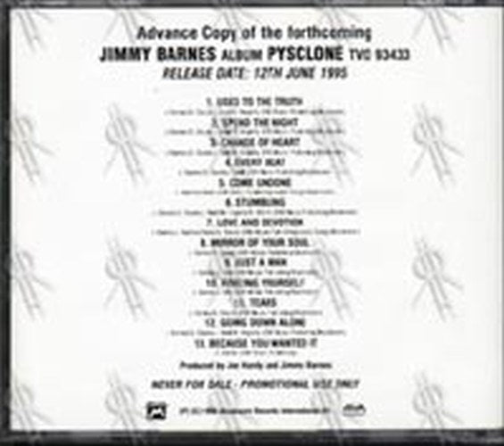 BARNES-- JIMMY - Psyclone - 2