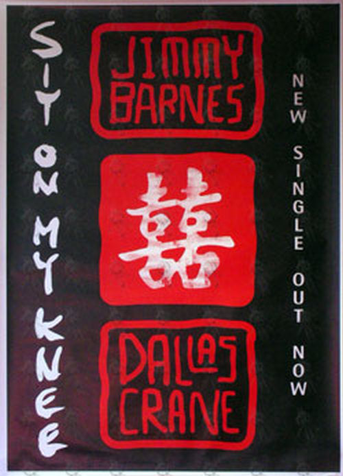 BARNES-- JIMMY - 'Sit On My Knee' Single Promo Poster - 1