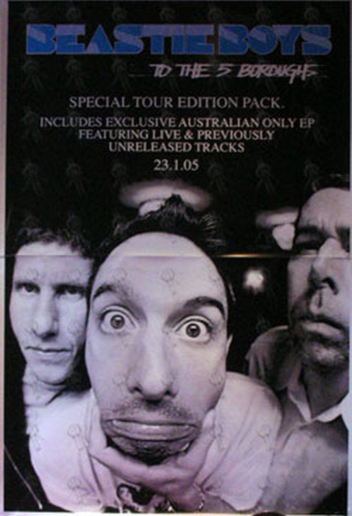 BEASTIE BOYS - 'To The 5 Boroughs' 'Special Tour Edition' Album Promo Poster - 1