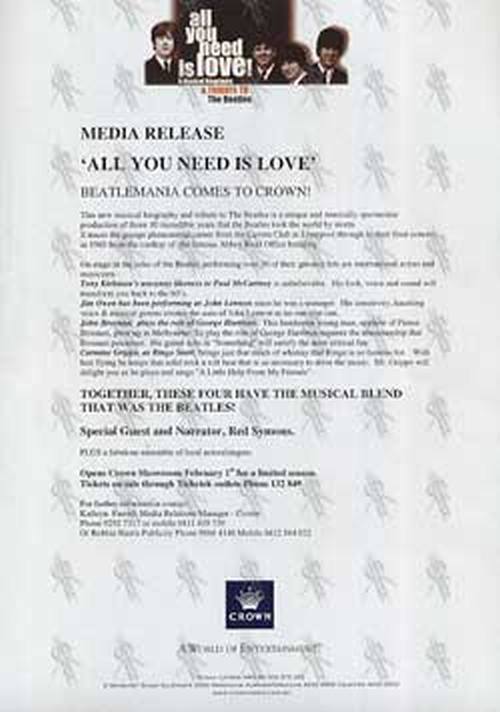 BEATLES-- THE - All You Need Is Love - 9