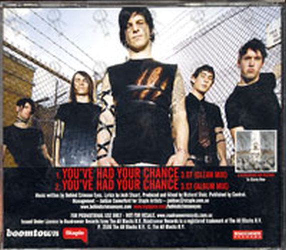BEHIND CRIMSON EYES - You've Had Your Chance - 2