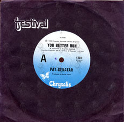 BENATAR-- PAT - You Better Run - 1