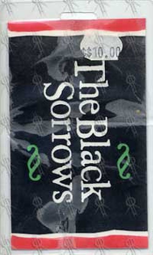 BLACK SORROWS-- THE - 'Hold On To Me' Tour Baggage Laminate - 2