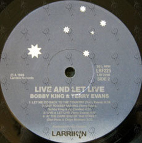 BOBBY KING & TERRY EVANS - Live And Let Live! - 3