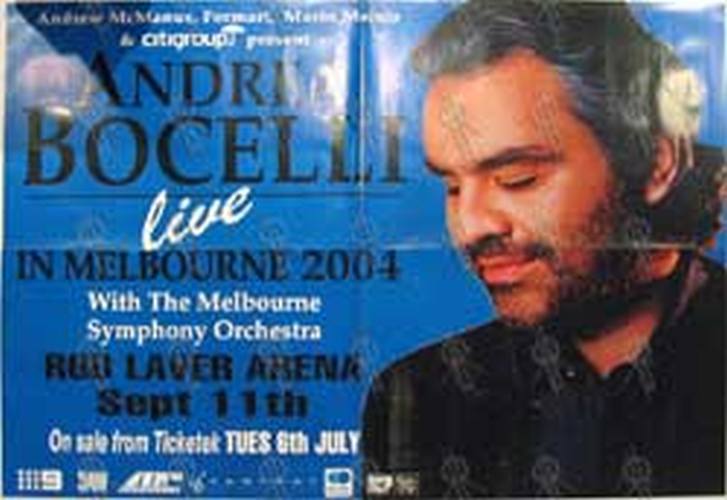 BOCELLI-- ANDREA - 'Rod Laver Arena