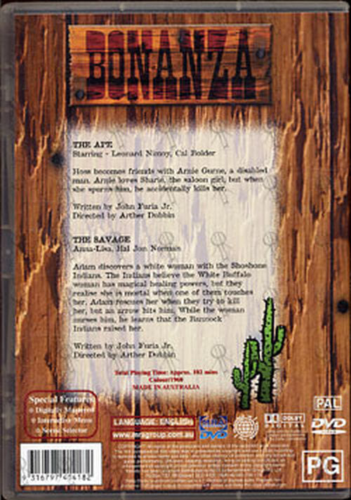 BONANZA - The Ape / The Savage - 2