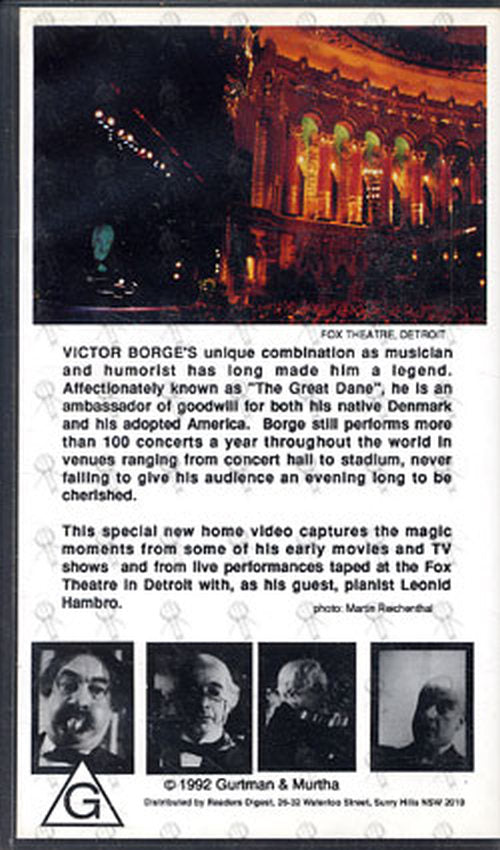 BORGE -- VICTOR - Then & Now: Act One & Act Two - 2