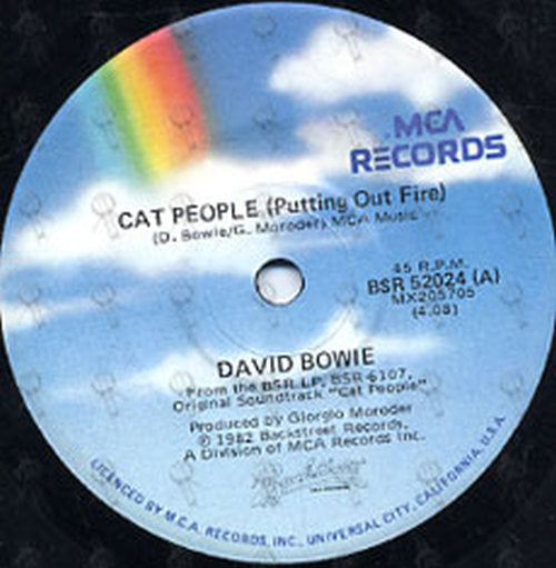 BOWIE-- DAVID - Cat People (Putting Out Fire) - 2