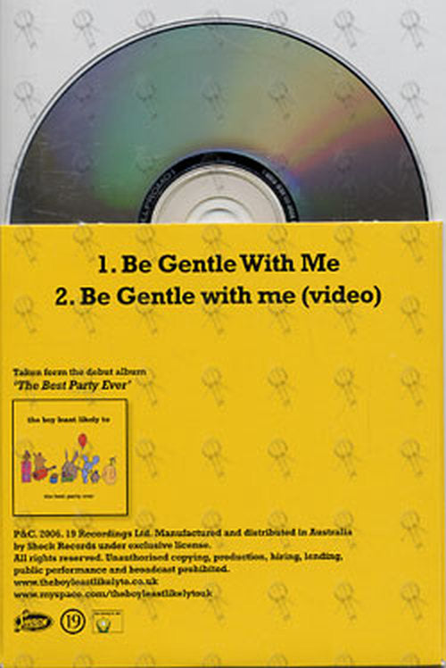 BOY LEAST LIKELY TO-- THE - Be Gentle With Me - 2
