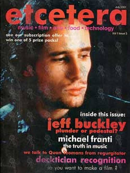BUCKLEY-- JEFF - &#39;Etcetera&#39; - July 2001 - Jeff On The Cover - 1