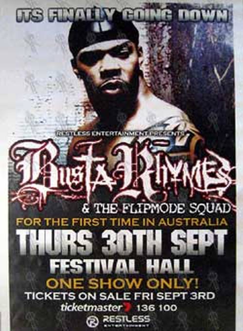 BUSTA RHYMES - 'Festival Hall